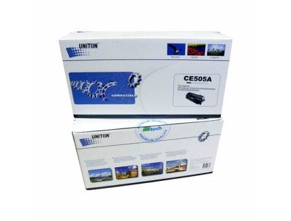 Картридж CE505A Hewlett Packard (HP) Black (черный) (2300 копий) UNITON Premium