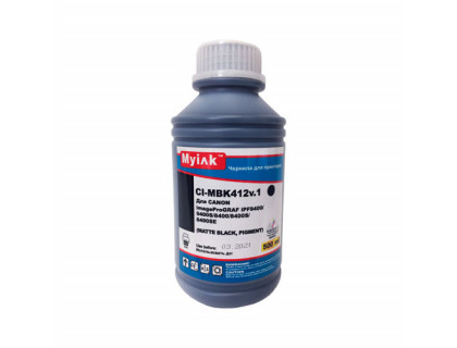Чернила для CANON (PFI-706MBK) imagePROGRAF iPF9400/9400S/8400/8400S (500мл,matte black,Pigment) CI-MBK412 v.1  EverBrite™ MyInk