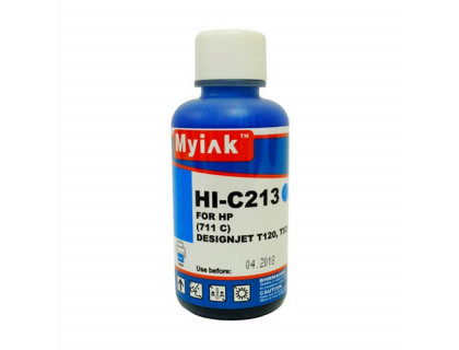 Чернила для HP (711) HP Designjet T120/520 (100мл, cyan, Dye) HI-C213 Gloria™ MyInk