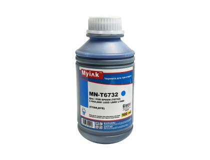 Чернила для EPSON (T6732) L100/L200/ L655/ L800/ L1800 (500мл, cyan Dye) MN-T6732C Gloria™ MyInk