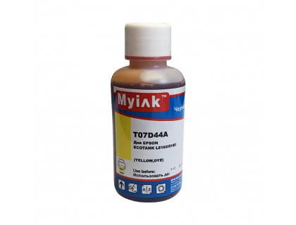 Чернила для EPSON EcoTank 115 (T07D44A) L8160 / L8180 (100мл, yellow)  MyInk