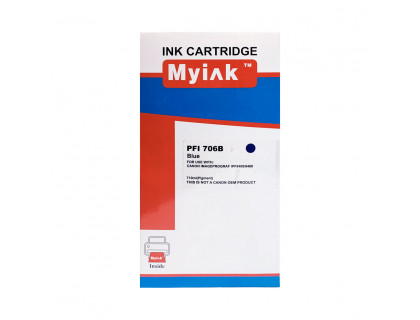 Картридж для CANON PFI-706B IPF 8400/8400S/8400SE/9400/9400S Blue (710 ml) MyInk SAL