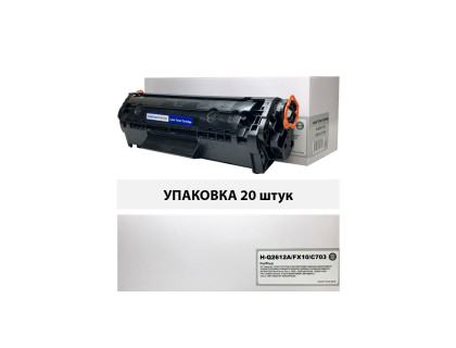 Картридж для HP LJ 1010/1012/1015/3030 Q2612A/CANON MF 4120  FX-10/CANON LBP 2900 Cartridge 703 Universal (2,5K) (compatible) УПАКОВКА 20шт