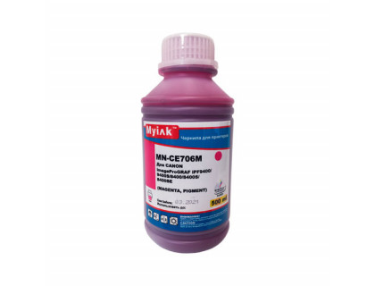 Чернила для CANON (PFI-706M) imagePROGRAF iPF9400/9400S/8400/8400S (500мл, magenta, Pigment) MyInk