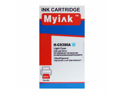 Картридж для ( 70) HP DesignJet  Z2100/Z3100/Z3200 C9390A Light Cyan (130ml, Dye) MyInk SAL
