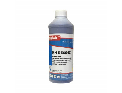 Чернила для EPSON (T6942) SC-T3000/T5000/T7000//T3200/T5200/T7200 (1л, cyan, Pigment) EE694C MyInk