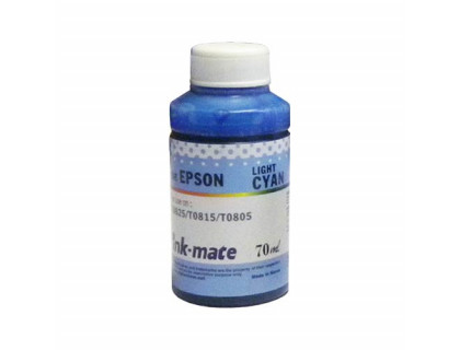 Чернила для EPSON (T0825 /T0815/T0805) St Photo R270/390/RX590/T50/P50 (70мл, light cyan, Dye) EIM-290C Ink-Mate