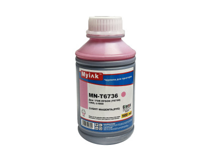 Чернила для EPSON (T6736)  L800, L1800 (500мл, light magenta Dye) MN-T6736LM Gloria™ MyInk