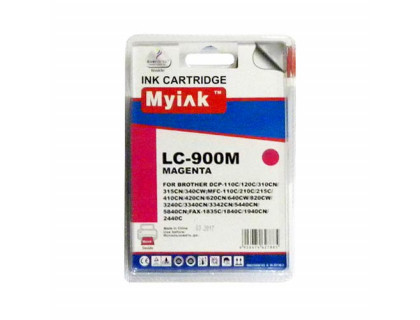 Картридж для Brother DCP-110C/MFC-210C/FAX-1840C (LC900M) Magenta MyInk