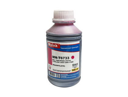 Чернила для EPSON (T6733) L100/L200/ L655/ L800/ L1800 (500мл, magenta Dye) MN-T6733M Gloria™ MyInk