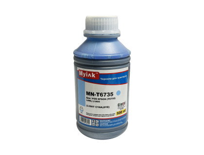 Чернила для EPSON (T6735) L800, L1800 (500мл, light cyan Dye) MN-T6735LC Gloria™ MyInk