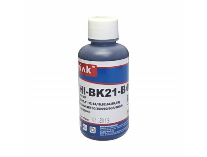 Чернила для HP ( 84) HP Designjet30/30n/90/90r/90gp/130 C5016A (100мл,black, Dye) HI-BK21-B MyInk