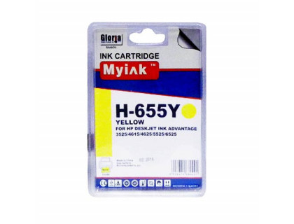 Картридж для (655) HP DJ Advantage 3525/4615/5525/6525 CZ112AE  Yellow  (14,6ml, Dye) MyInk SAL