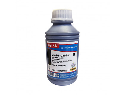 Чернила для CANON imagePROGRAF TM-240/ТМ-340 (PFI030BK) (500мл,photo black,Pigment) MyInk