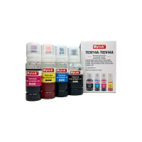 Чернила MyInk для Epson Ecotank L4167, L4266, L4263, L4267, L4268, L4269, L6279, L4165, L6268, L14158, L6168, L4153, L4156, L4169, L6298, L4151 (101/102) пигментные black 1x127мл (c) водные color 3x70 мл, KeyLock, компл