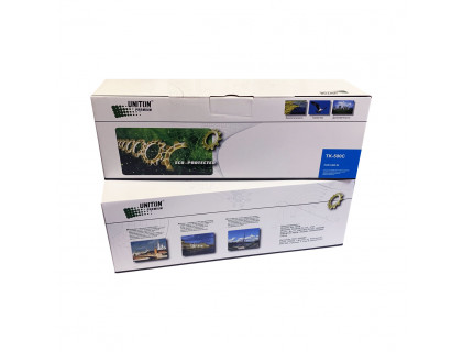 Тонер-картридж для (TK- 590C) KYOCERA FS-C5250/2026/2526/2626 (5K, SAKATA) син UNITON Premium GREEN LINE (Eco Protected)